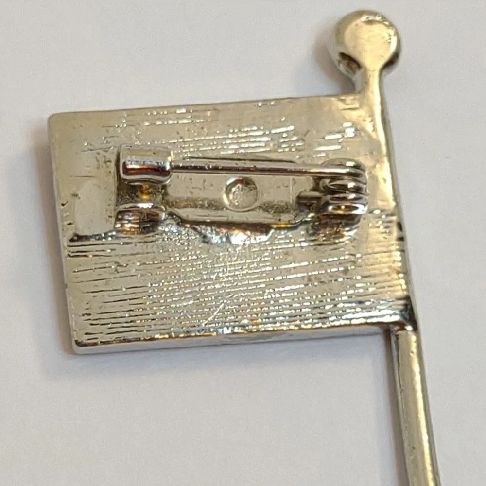 American Flag Lapel Pin USA Vintage